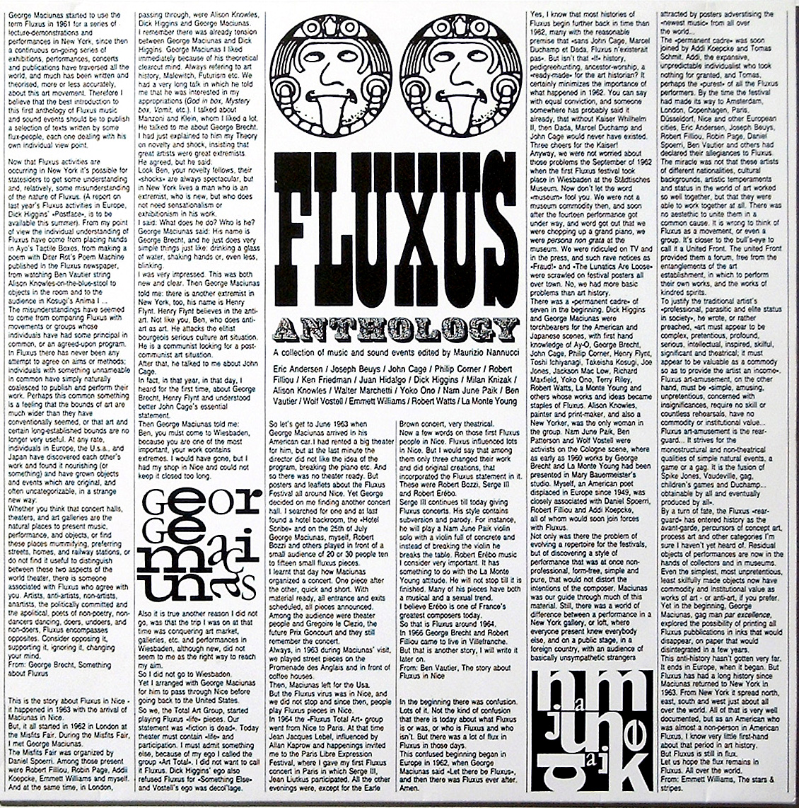 Fluxus Anthology Ken Friedman